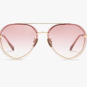 Lenox Gold/Pink gradient sunglasses - Diff Eyewear